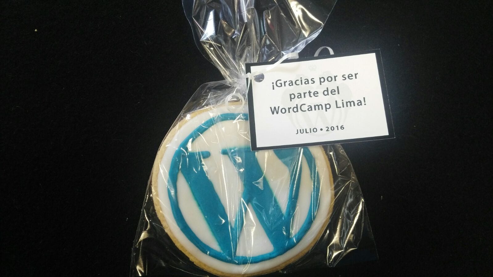 Galleta Wordcamp Lima WordPress galleta wordpress