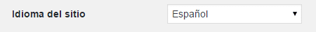 idioma de WordPress